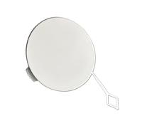 For A6 2016-2018 4G0807241G Right Passenger Side Front Bumper Tow Hook Cap Towing Eye Cover Tow Hook Cap For Car(White)