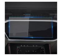 For A6 2023 Car Stickers Screen Protector Navigator Display Tempered Glass Protective Film Accessories Auto Navigation Screen Protector(Blue A6)