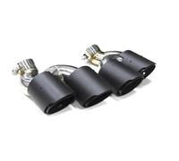 For A6 A7 C8 2020 2021 2022 2023 2024 Quad Carbon Fiber Car Exhaust Tip Muffler System Nozzle Tail Pipe Exhaust Tips Muffler(Carbon Fiber D)
