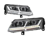 For A6 C6 2005-2011 Car Headlights Assembly Car Headlight | LED Headlight Dynamic Signal Automobile Parts LHD Head Lamp(Xenon Silver)