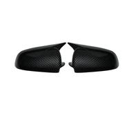For A6 C6 4F Pre-facelift 2006-2009 Carbon Look And Bright Black Rearview Mirror Case Side Mirror Shell(Carbon fiber pattern)