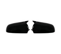 For A6 C6 4F Pre-facelift 2006-2009 Carbon Look And Bright Black Rearview Mirror Case Side Mirror Shell(Bright)