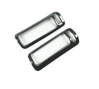 for A6 C6 C7 2009-2018 Car B Pillar Air Conditioning Outlet Frame Decoration Sticker Trim OOPUHKSY(Carbon Fiber Look)