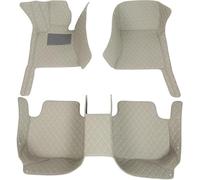 For A6 C6 Sedan 2004 2005 2006 2007 2008 2009 2010 2011 Custom PU Leather Car Floor Mats Interior(Gery)