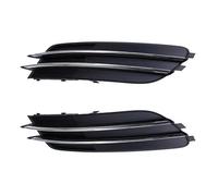For A6 C7 2012 2013 2014 Fog Light Grille Trim Front Bumper Lower FogLamp Cover Grills Auto Accessories KLAUER(Pair)