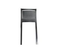 For A6 C7 A7 2012-2018 Console Water Cup Holder Frame Trim Interior Storage Box Panel Cover Decoration POMPOMPUR(BLACK)