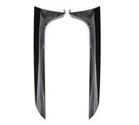 For A6 C7 For Allroad Tdi For Quattro Avant 2012-2018 Car Rear Side Window Canard Spoiler Air Splitter 2pcs Car Rear Wing Spoiler(Glossy Black)