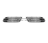 For A6 C7 Sedan/Avant Standard Bumper 2012 2013 2014 2015 4G0807681 Fog Light Grille(Chrome Black)