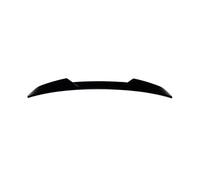 For A6 C8 For Avant Tail Spoilers Boot Splitter Auto Parts Body Kits Car Rear Trunk Roof Top Wing(Black)