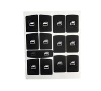 for A6 for A6L for Q7 1 Set Car Window Button Repair Stickers Worn Knob Switch Decals Interior Decoration Accessories Gear Shift Panel Trim