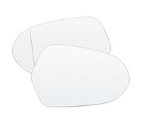 For A6 For Quattro S6 For Allroad For Avant 2012-2018 Left Right Side Door Wing Mirror Glass Heated Spiegel Glas Clear Rear View Mirror Glass(Left and Right)