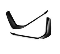 For A6 For S-LINE S6 C8 For Avant 2019 2020 2021 2022 Front Bumper Side Air Vent Spoiler Fog Light Intake Frame Cover Trim(Glossy Black)