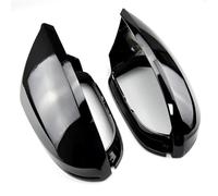 For A6 RS6 S6 C7 C7.5 4G 2011-2018 Side Wing Rearview Mirror Cover Caps Rearview Mirror Housing Accessories(Bright black)