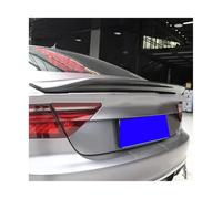 For A7 S7 RS7 2013 2014 2015 2016 2017 2018 A7 Carbon Fiber Spoiler Car Rear Tail Trunk Boot Wing Cover Spoiler HGMGFYCX(Matte black)