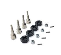For A949 A959 A969 A979 K929 RC Automotive Metal Upgrade, Improved Axle Cup 12mm Joint Set(Nero)