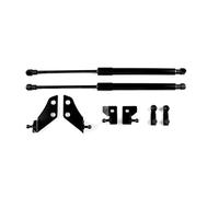 For Abarth 595 695 2012-2024 Front Bonnet Gas Struts Hood Lift Supports Shock Rod Arms Front Bonnet Gas Struts(1Set Black)