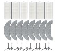 For ABIR K30 Compatible Side Brush, HEPA Filter, and Mop Pads Kit for Cleaner Air and Spotless Floors (B)