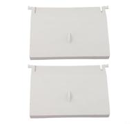 For Above Ground Pool Skimmer Flap Weir Door 145mm x 120mm White ABS Replacement Part with Handle for Debris Prevention and Efficient Water Flow 1 or 2 Pack(2pcs)