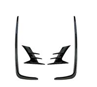 For Accord 10th 2018 2019 2020 Car Front Bumper Canard Fog Light Lamp Eyebrow Cover Trim Splitter Body Kit OTBEHUWJ(Carbon Fiber Look)