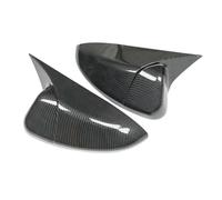 For Accord 10th 2018 2019 Car Rearview Mirror Cover Cap Trim Side Wing Mirror Cover Car Replacement External Decor Parts RESPUNEKBAH(Carbon fiber pattern)