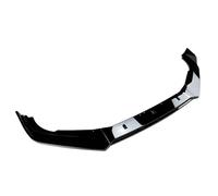 For Accord 10th GEN Sport JDM 2018-2021 Car Front Bumper Spoiler Lip Lower Splitter By ABS Gloss Black/Carbon Look Car Front Bumper Lip Splitter(Gloss black)
