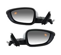For Accord 2024-2025 US Version Grey Dark Gray Rearview 8 Wire Side Door Mirror Assembly Complete Wing Mirrors for Cars(1 pair Pearl White)