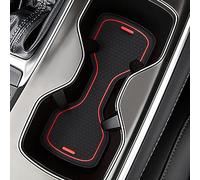 for Accord Car Cup Holder Coaster, Waterproof Cup Holder Insert Coaster Compatible with Honda Accord Accessories 2017 2018 2019 2020 2021 2022 Red