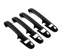 for Accord Sedan 2003 2004-2007 Carbon Fiber Car Sticker Door Handle Cover Accessories Protect Decoration Auto Parts(Black)