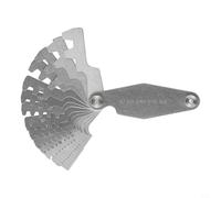 for Acme Thread Gauge 30 Degree Screw Pitch Measuring Tool for Metric Threads, 2P-20P Range, 14 Blades, Stainless Steel Precision Thread Inspection Gauge