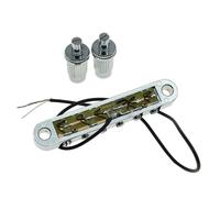 For Aco-ustic for Tone for Tune-o-Matic Piezo Guitar Bridge Pickup LP Piezo Guitar Bridge Pickup for Les for Paul Chrome/Black/Gold(Chrome)