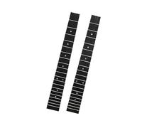 For Acoustic Guitar Neck Fingerboard 650/648 String Length 20Fret Wire Rose Wood Ebony Frets With Sound Point(Ebony,650)