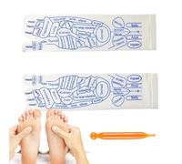 For Acupressure Foot Massager - 31.5 x 8.5 cm, Comfortable Fabric Gentle on the Skin, Breathable Therapeutic Hosiery | Kit for Professi Reflexology Sticks