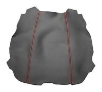 For Acura For TSX 2009-2014 Armrest Storage Box Interior Microfiber Center Control Armrest Pad Leather Cover Trim Storage Box(Black - Red Line)