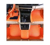 For Acura TL Type S 2004 2005 2006 2007 2008 Custom Car Floor Mat Auto Foot Carpet Waterproof Mats(Orange)