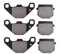 For ADLY Sport 150 Quad 2008-2009 Interceptor 300 2005-2007 300 Crusader Quad 2005-2007 Motorcycle Front Rear Brake Pads Organic Disc
