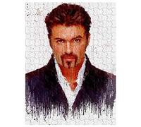 For adult, 1000 Pieces Wooden Jigsaw Puzzle,Wall Decoration,Rapper George Michael Picture75*50cm