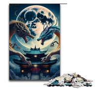 for Adults 1000 Brave Dragon Jigsaw Puzzles for Wood Jigsaw Christmas Puzzle Gifts 75x50cm