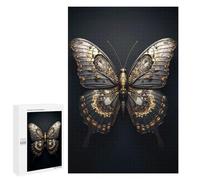 for Adults 1000 PCS Jigsaw Puzzle Black And Gold Butterfly Puzzle for Adults Family Game Precision Cutting Fun Activities at Home 1000 PCS