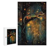 for Adults 1000 PCS Jigsaw Puzzle Colourful Gecko Teenagers Puzzles Hands-on Game Home Decoration Challenging Game Gifts 1000 PCS