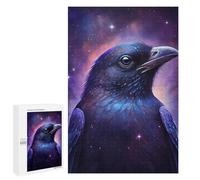for Adults 1000 PCS Jigsaw Puzzle Cosmic Raven Art Print-8 Puzzle for Adults Family Game Precision Cutting Fun Activities at Home 1000 PCS