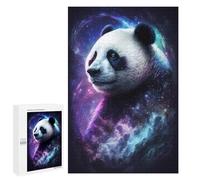 for Adults 1000 PCS Jigsaw Puzzle Galactic Panda Art Print Puzzle for Adults Family Game Precision Cutting Fun Activities at Home 1000 PCS