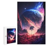 for Adults 1000 PCS Jigsaw Puzzle Galactic Twilight Valley Adult Jigsaw Family Game Precision Cutting Unique Birthday And Xmas Gifts 1000 PCS