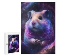 for Adults 1000 PCS Jigsaw Puzzle Galaxy Hamster Art Print Puzzle for Adults Family Game Precision Cutting Fun Activities at Home 1000 PCS