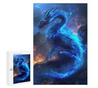 for Adults 1000 PCS Jigsaw Puzzle Ice Dragon Magic Adult Jigsaw Family Game Precision Cutting Unique Birthday And Xmas Gifts 1000 PCS