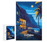 for Adults 1000 PCS Jigsaw Puzzle La Palma Night Scene Puzzles for Adults Anti-Stress Toys Difficult Hard Fun Activities at Home 1000 PCS