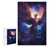 for Adults 1000 PCS Jigsaw Puzzle Mystical Phoenix Bird Teenagers Puzzles Hands-on Game Home Decoration Challenging Game Gifts 1000 PCS