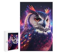 for Adults 1000 PCS Jigsaw Puzzle Owl Neon Puzzles for Adults Anti-Stress Toys Difficult Hard Fun Activities at Home 1000 PCS