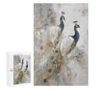 for Adults 1000 PCS Jigsaw Puzzle Peacock Artwork Painting Jigsaw Puzzles for Adults Staycation Kill Time Every Piece Is Unique - Great Gift for Gaming 1000 PCS