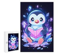 for Adults 1000 PCS Jigsaw Puzzle Penguin Reading A Book Puzzles for Adults Anti-Stress Toys Difficult Hard Fun Activities at Home 1000 PCS