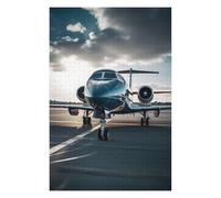 for Adults 1000 PCS Jigsaw Puzzle Private Jet Life Jigsaws for Adults Family Game Difficult Hard Challenging Game Gifts 1000 PCS